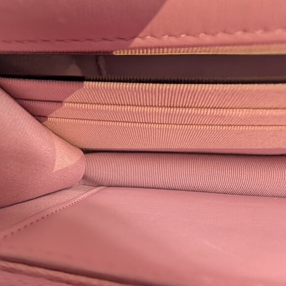 Chanel Classic Pink Wallet on Chain (WOC) Quilted Lambskin with Tonal Chain - Picture 12 of 14